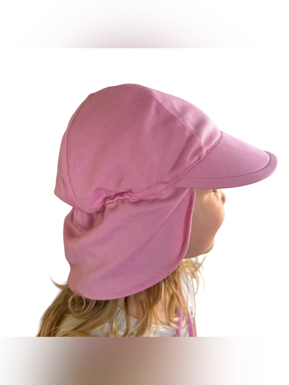 IPlay Pink Sun Protection Hat Breathable Flap UPF 50+ Quick Dry 2T-4T - Picture 3 of 8